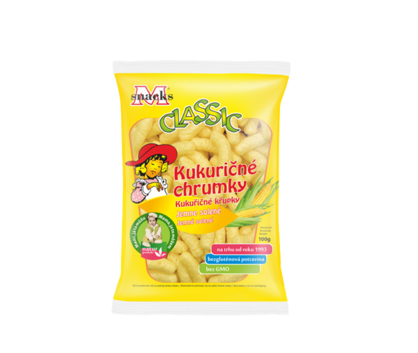 Kukuričné chrumky natur soľ 100g - 1