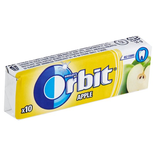 ORBIT Jablko dražé bez cukru 14g