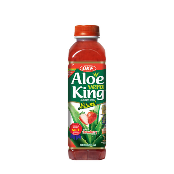 OKF Aloe vera King jahoda 500ml - 1