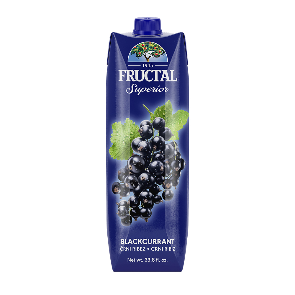Superior čierna ríbezľa 1l 25%